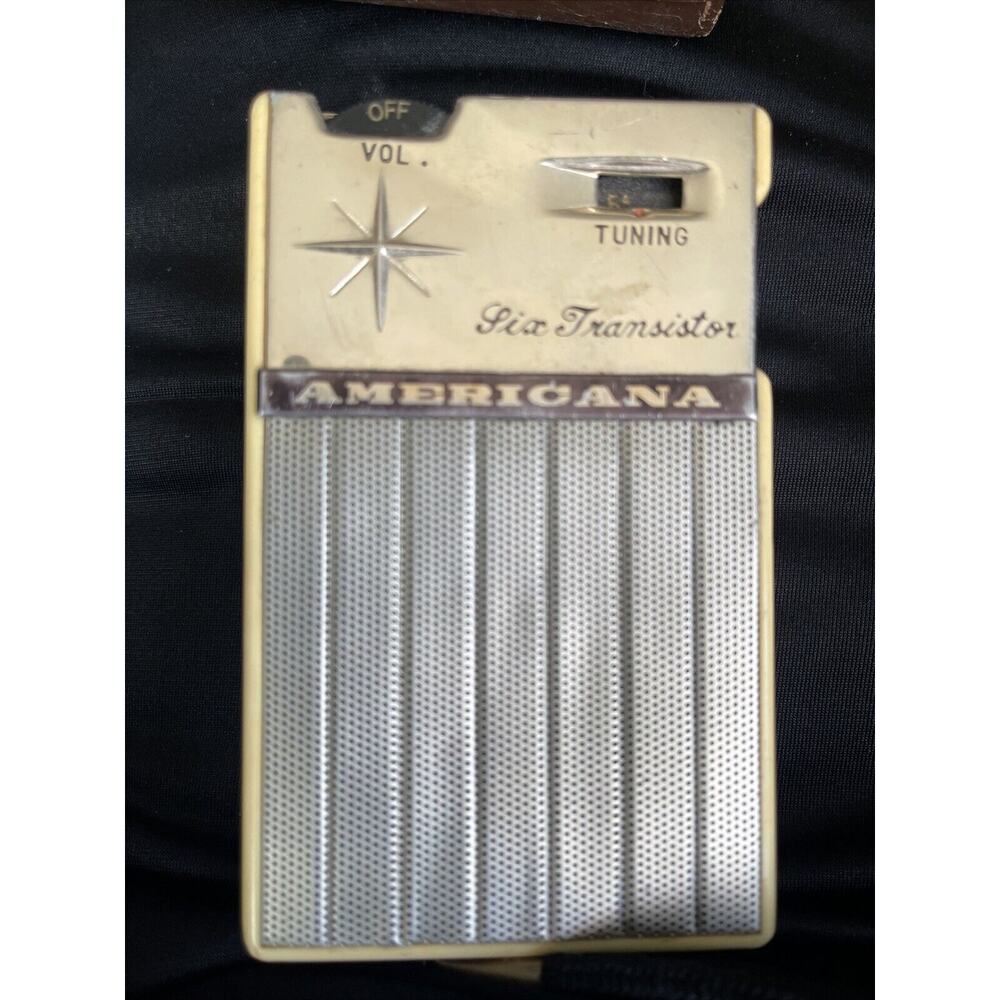 Americana Six Transistor Radio Ryukyu Okinawa Japan Aqua Blue Portable Vintage